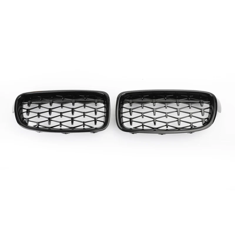 Grilles Calandre Diamantées BMW F30 Gloss Black 2012-2016