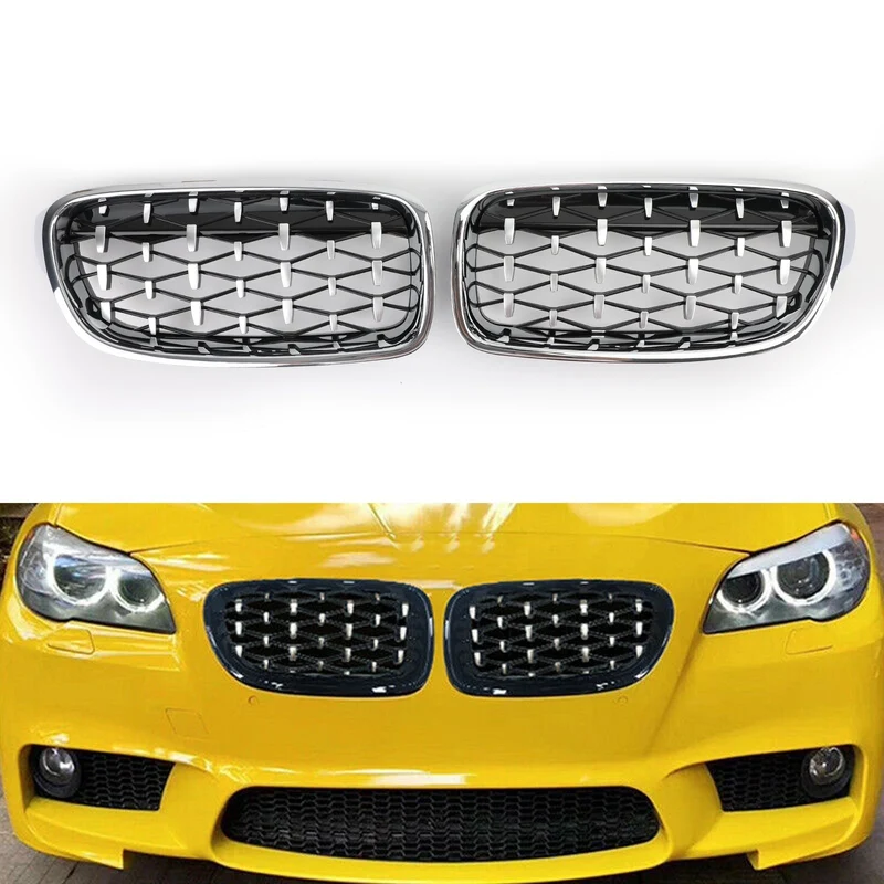 Grilles Calandre Diamantées BMW F30 Gloss Black 2012-2016