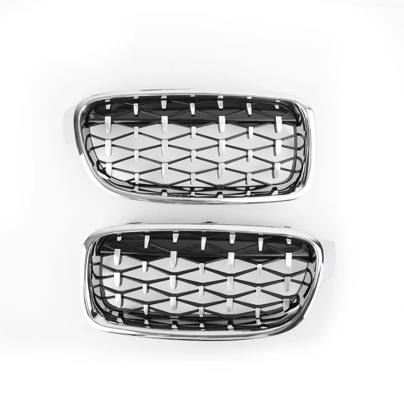 Grilles Calandre Diamantées BMW F30 Gloss Black 2012-2016