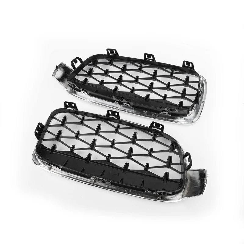 Grilles Calandre Diamantées BMW F30 Gloss Black 2012-2016
