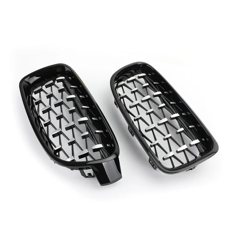 Grilles Calandre Diamantées BMW F30 Gloss Black 2012-2016