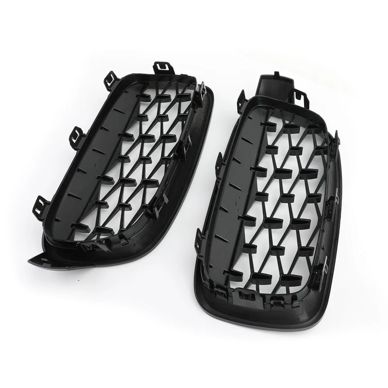 Grilles Calandre Diamantées BMW F30 Gloss Black 2012-2016