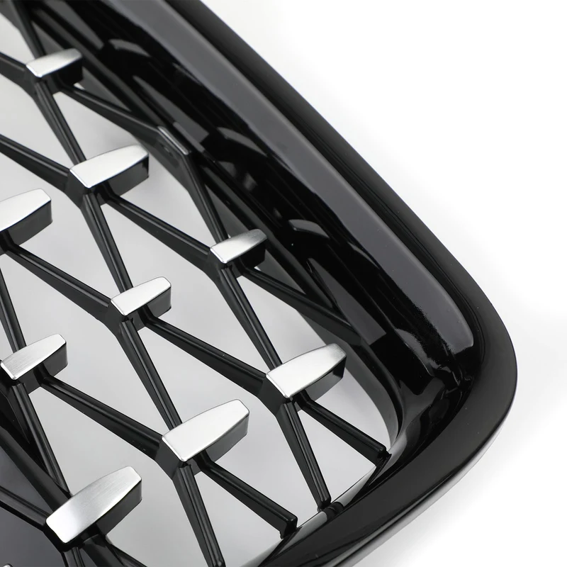 Grilles Calandre Diamantées BMW F30 Gloss Black 2012-2016