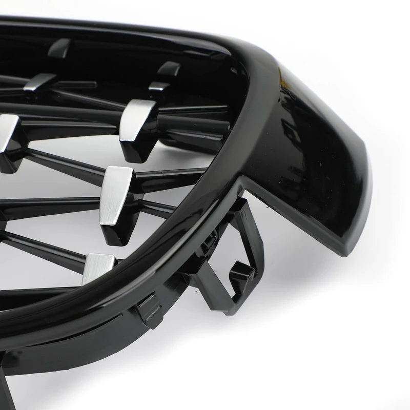Grilles Calandre Diamantées BMW F30 Gloss Black 2012-2016