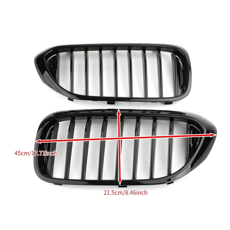 Grille Calandre BMW Série 5 G30 530i 540i Noir Brillant 2017-2019