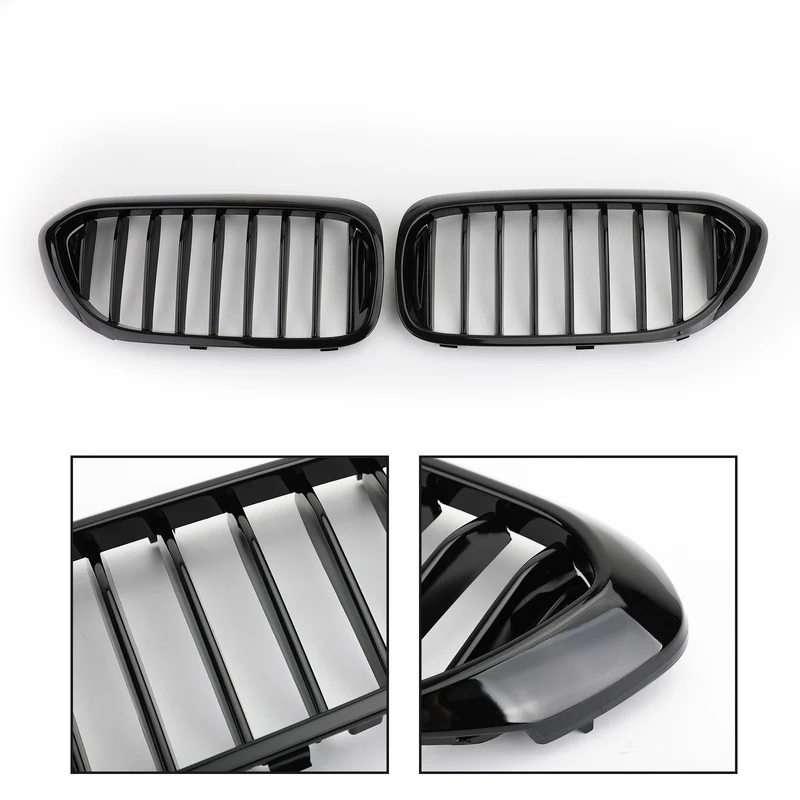 Grille Calandre BMW Série 5 G30 530i 540i Noir Brillant 2017-2019