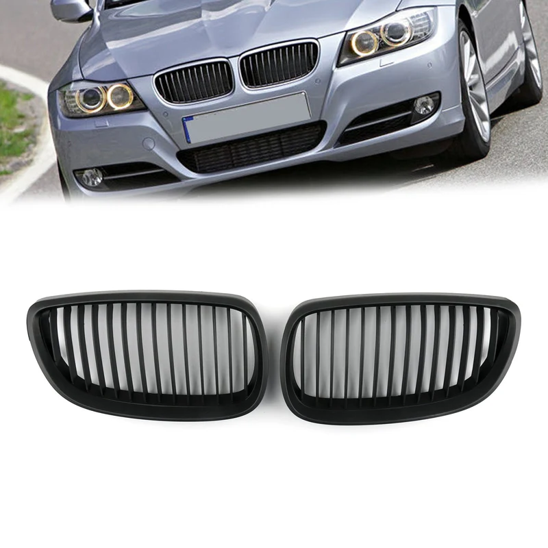 Calandre Grille Maille BMW E92 E93 Noir Mat LCI 2006-2009