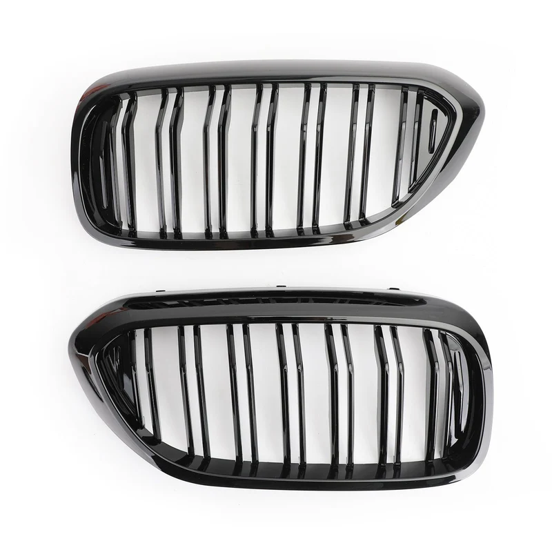 Calandre Double Lamelle BMW Série 5 G30 G31 Noir Brillant 2017-2019