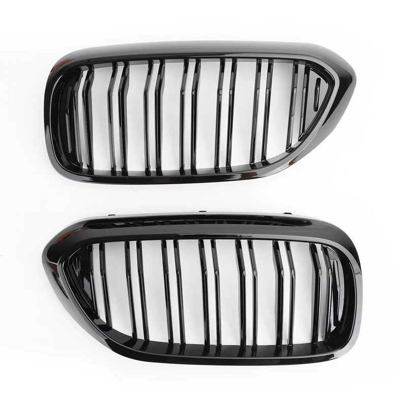 Calandre Double Lamelle BMW Série 5 G30 G31 Noir Brillant 2017-2019