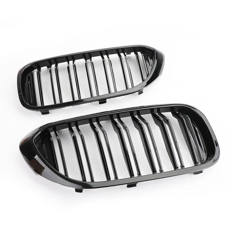 Calandre Double Lamelle BMW Série 5 G30 G31 Noir Brillant 2017-2019
