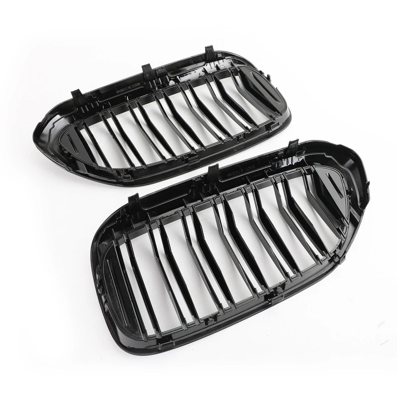 Calandre Double Lamelle BMW Série 5 G30 G31 Noir Brillant 2017-2019