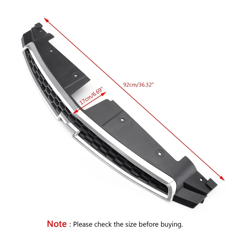 Calandre Supérieure Avant Chevrolet Cruze ABS Noir 2009-2014