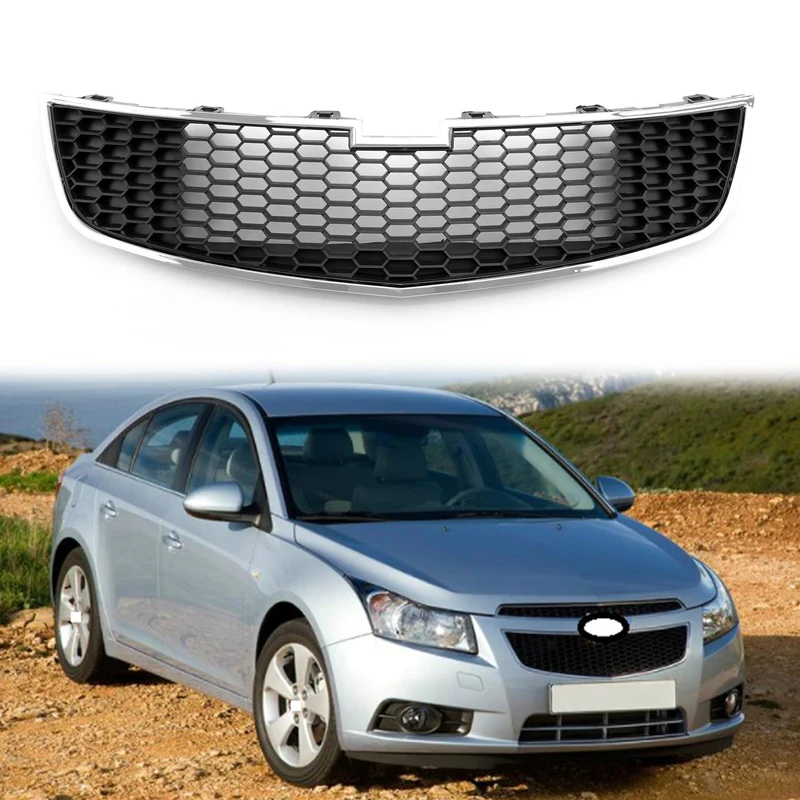 Grille Pare-Chocs Inférieur Chevrolet Cruze ABS Noir 2009-2014