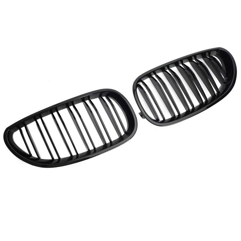 Grille Pare-Chocs Avant BMW E60 E61 Noir Brillant 2004-2009