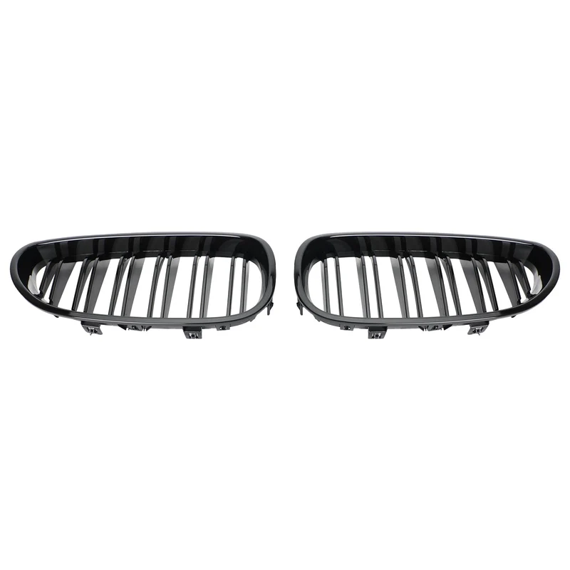 Grille Pare-Chocs Avant BMW E60 E61 Noir Brillant 2004-2009