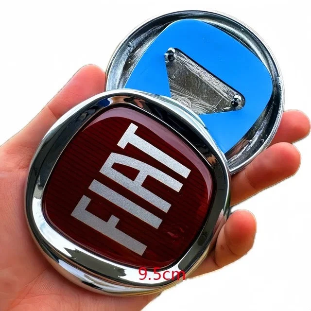 Logo Emblème Fiat Capot Coffre 9,5cm 12cm ABS
