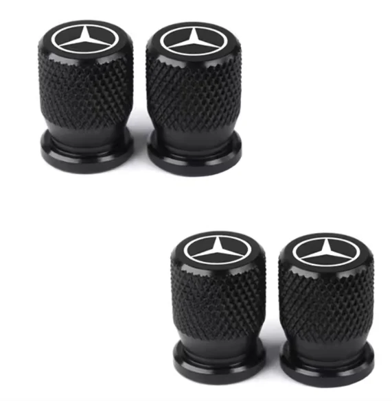4x Bouchons de Valve Mercedes