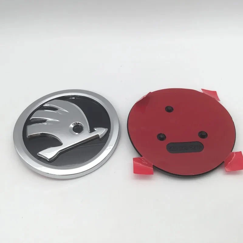 Logo Capot Ou Coffre Skoda Noir Mat Brillant Original