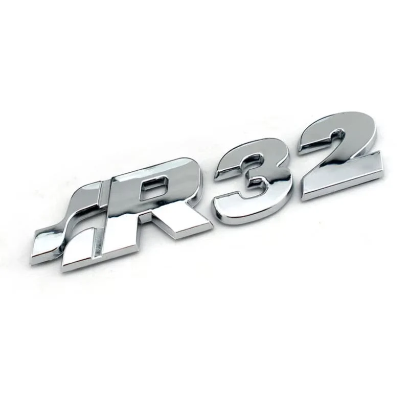 Logo Volkswagen R32 Chrome Coffre Calandre Kit