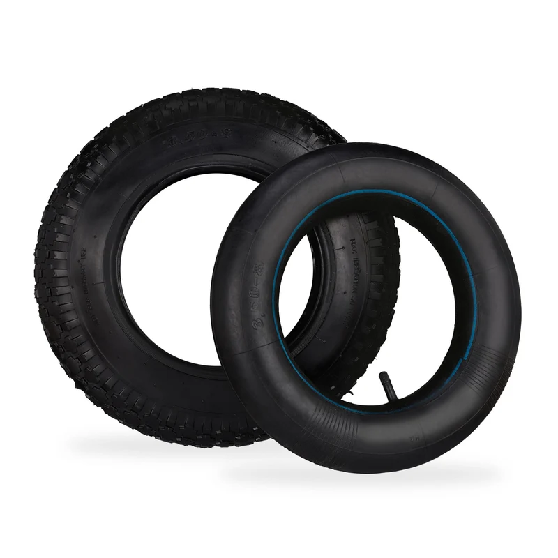 Roue de diable rechange accessible coulisse facilement 20 x 20 x 8 cm en caoutchouc noir 13_0015038