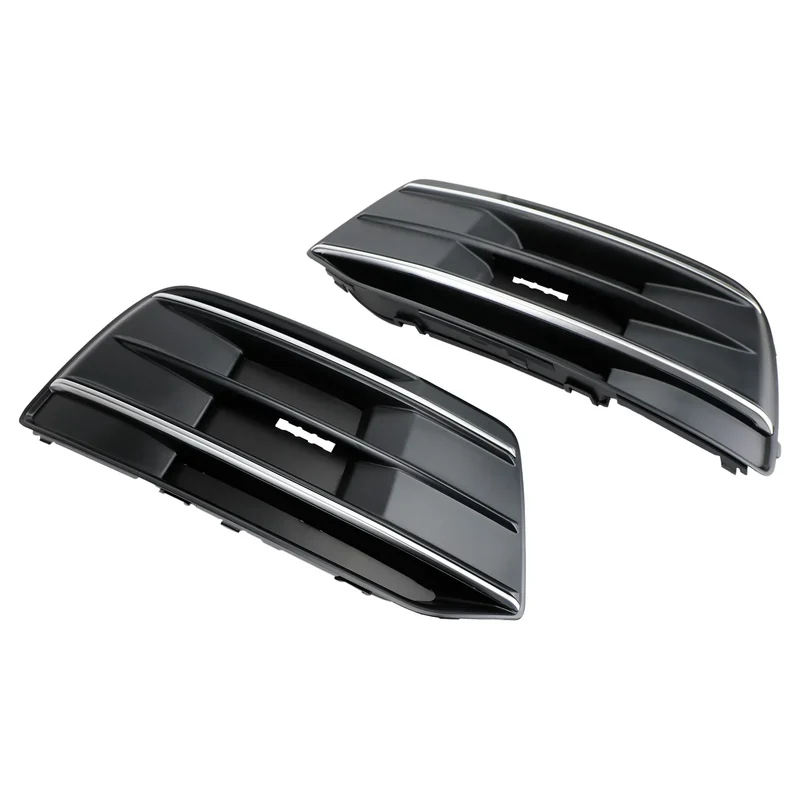 Inserts de calandre pare-chocs avant Audi Q5 noir chrome