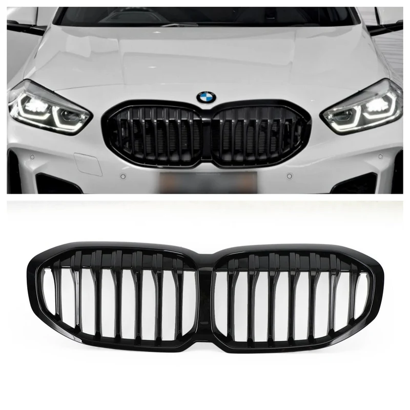Grille Avant Noir Brillant BMW F40 Série 1 2019-2023