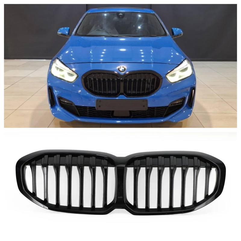 Grille Avant Noir Brillant BMW F40 Série 1 2019-2023