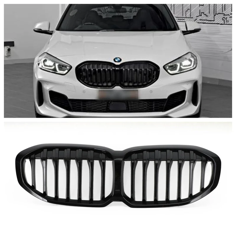 Grille Avant Noir Brillant BMW F40 Série 1 2019-2023