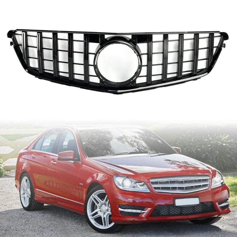 Grille Avant GTR Style Mercedes Classe C W204 2008-2014