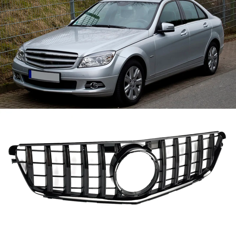 Grille Avant GTR Style Mercedes Classe C W204 2008-2014
