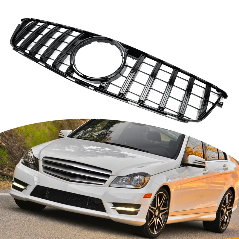 Grille Avant GTR Style Mercedes Classe C W204 2008-2014