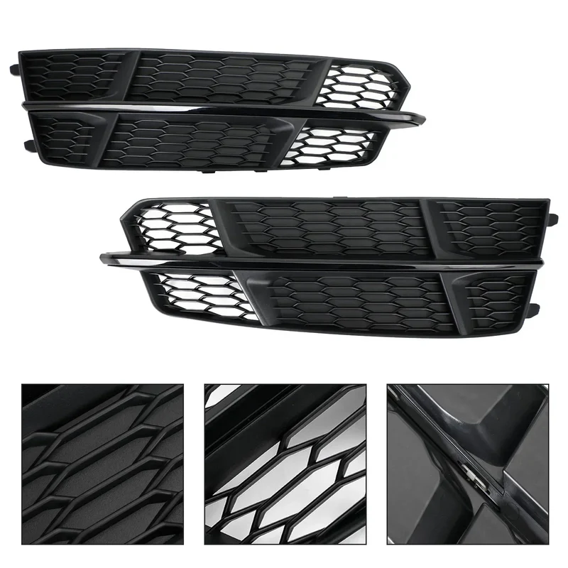 Grille Inférieure Pare-Chocs Avant Noir Mat Audi A6 C7 S-Line