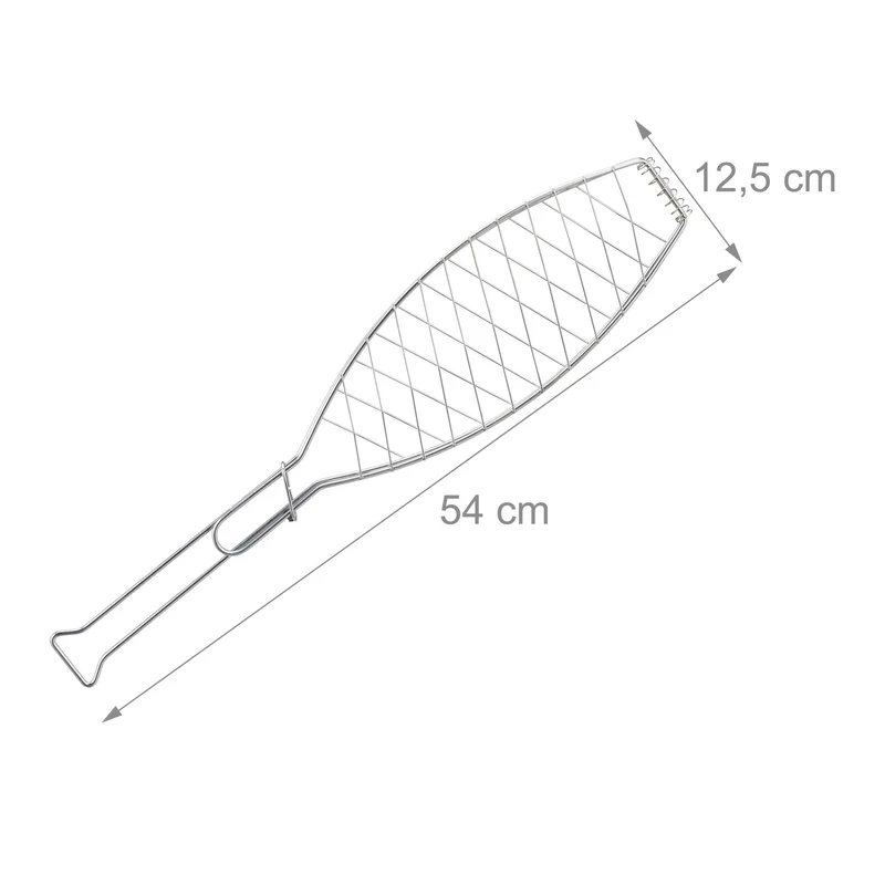 Lot de 6 paniers à brochettes en acier inoxydable cuisson uniforme restaurant en acier inoxydable argenté 13_0015349