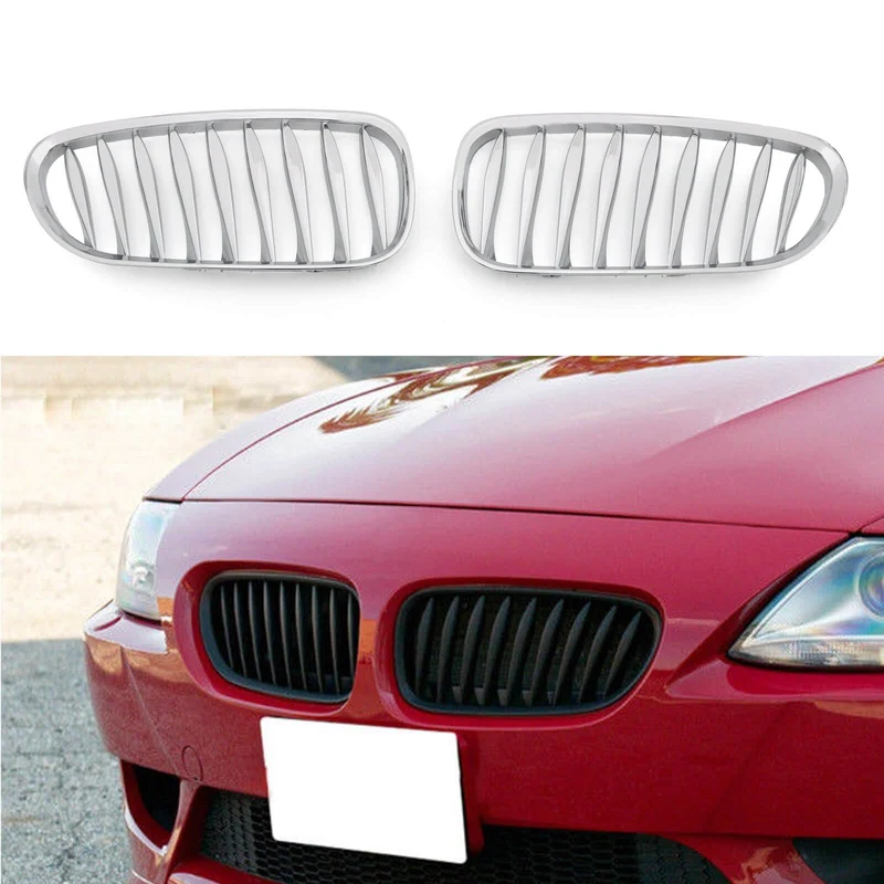 Grilles Avant Sport BMW Z4 E85 E86 Noir Mat Carbone 2003-2008