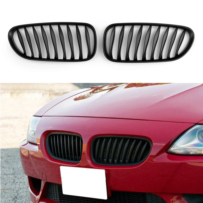 Grilles Avant Sport BMW Z4 E85 E86 Noir Mat Carbone 2003-2008