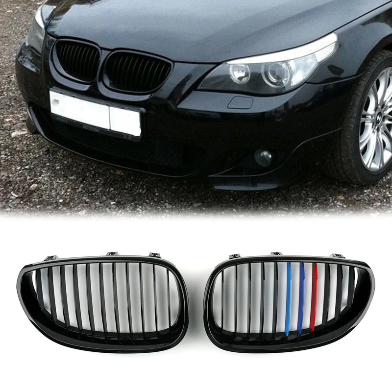 Calandre Avant BMW E60 E61 Série 5 Noir Brillant 2003-2010