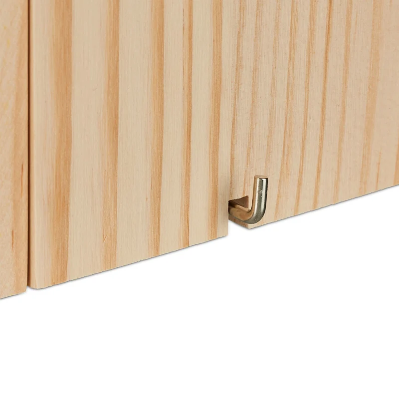 Nichoir pour oiseaux extérieur facile à nettoyer jardin balcon 30 x 20 x 20 cm en bois de pin naturel 13_0014336