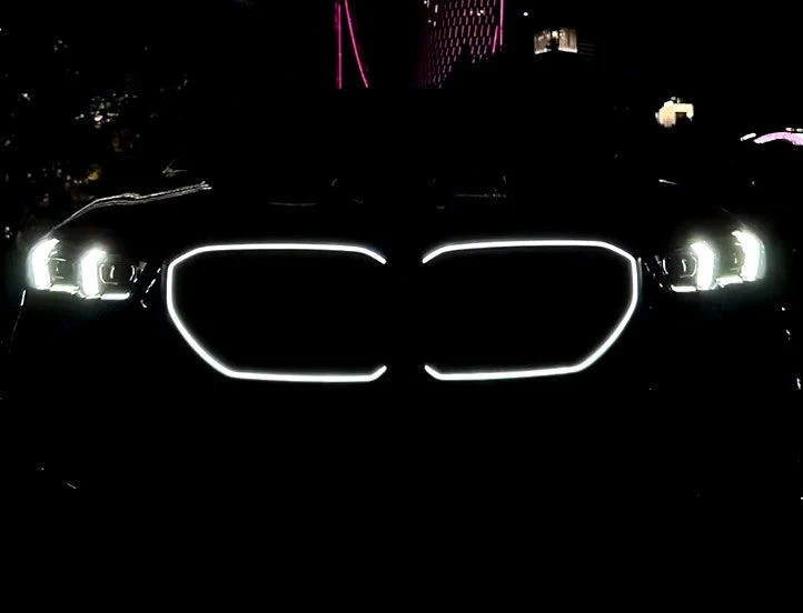 Grilles Calandre Noires LED BMW Série 5 i5 G60 M5 G90