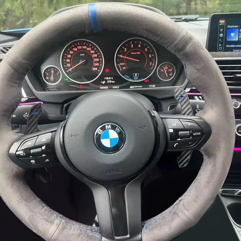Palettes Au Volant Look M-Compétition Carbone BMW Série 4 G22 M4 G82