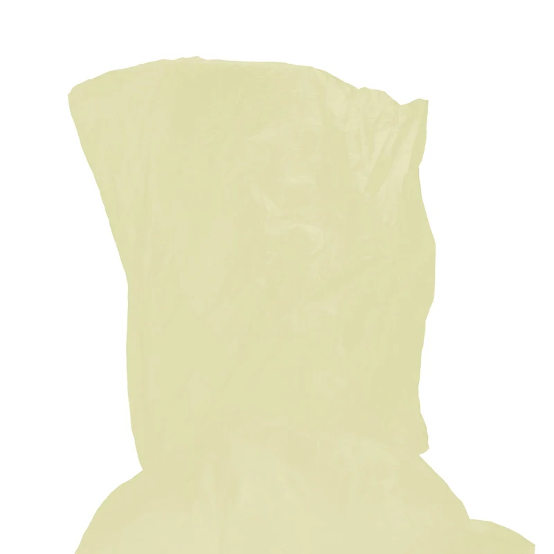 Lot de 20 ponchos de pluie jetables pratiques protection contre la pluie taille unique 123 x 125 cm en polyéthylène transparent 13_0014738