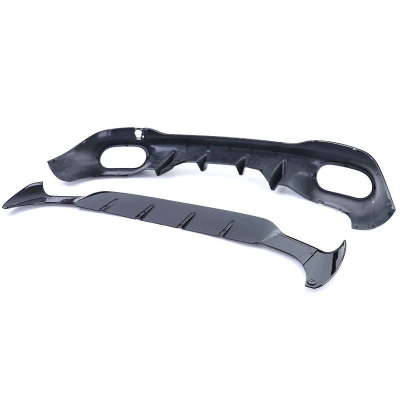 Diffuseur Pare-Choc Arrière Mercedes CLA C118 2019-2025 Noir Brillant