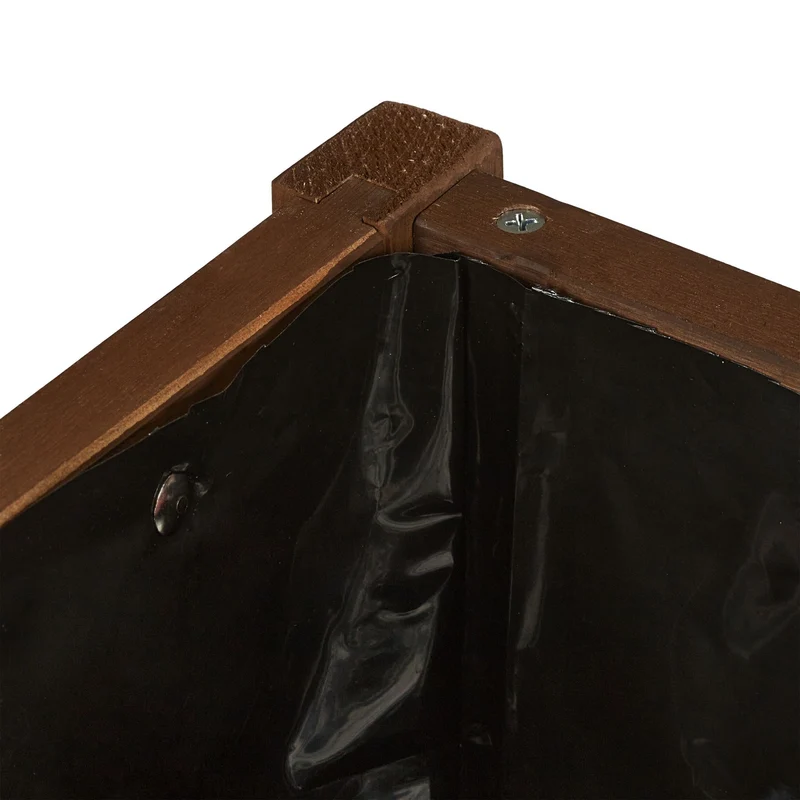 Porte-potager surélevé pour terrasse balcon jardin 80 x 74 x 38 cm avec étagère ergonomique en sapin naturel 13_0011676