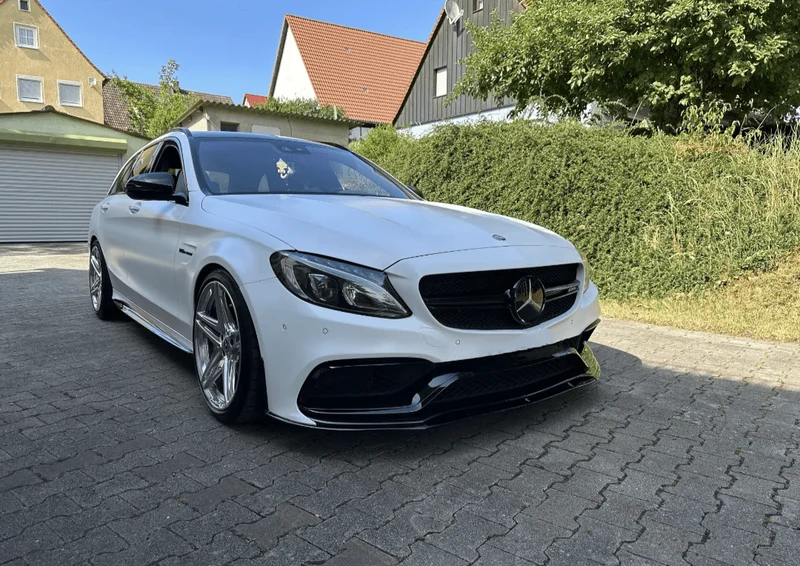 Lame Avant Splitter Pare-Choc Mercedes Classe C W205 C63 AMG