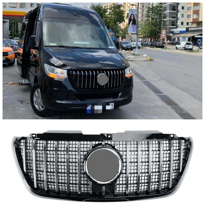 Grille Calandre Avant Mercedes Sprinter W907 W910 GT Style 2018-2023