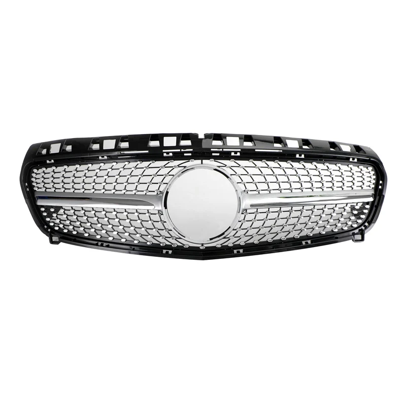Grille Pare-Chocs Avant Mercedes Classe A W176 Noir Chrome 2013-2015