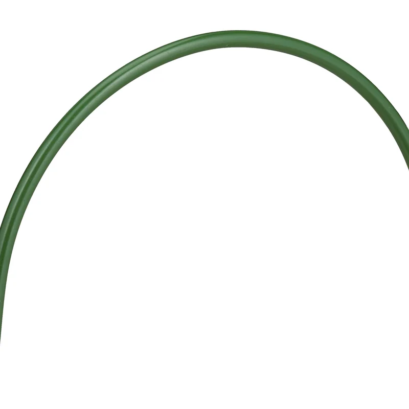 Lot de 6 arches de serre en tunnel résistantes pour potager horticulture 200 x 50 x 50 cm en acier noir 13_0012637