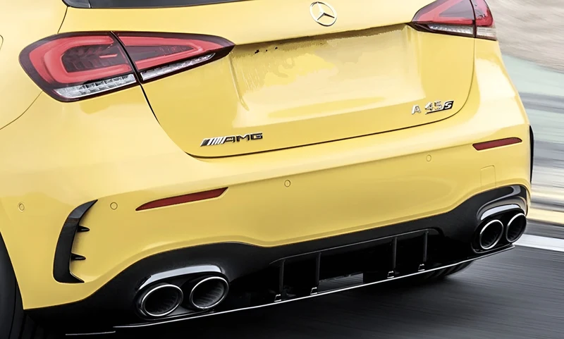 Diffuseur Et Sorties Échappement Look A45s AMG Mercedes Classe A