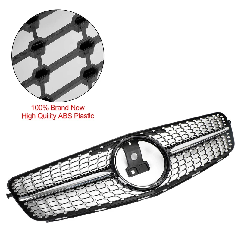 Calandre Avant Noir Chrome Mercedes Classe C W204 2008-2014