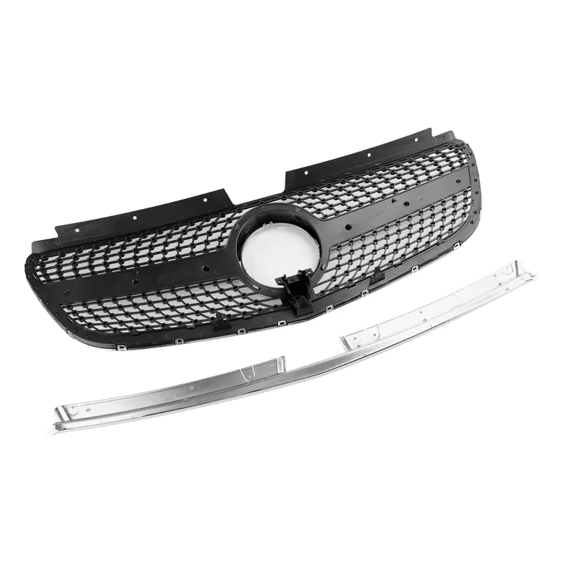 Grille Pare-Chocs Avant Diamant Mercedes Vito W447 2015-2019 GT Style