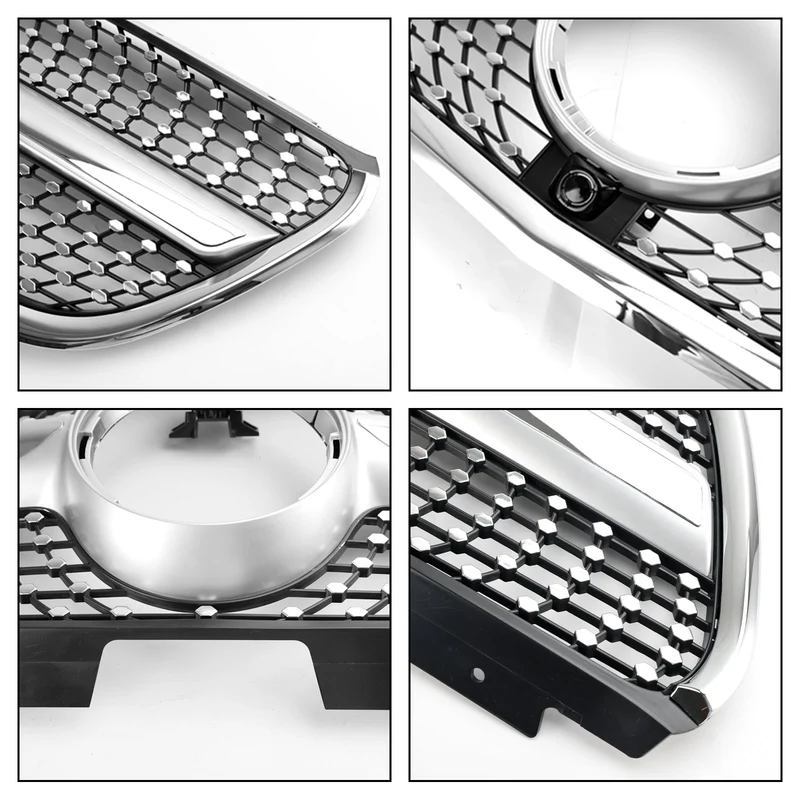 Grille Pare-Chocs Avant Diamant Mercedes Vito W447 2015-2019 GT Style